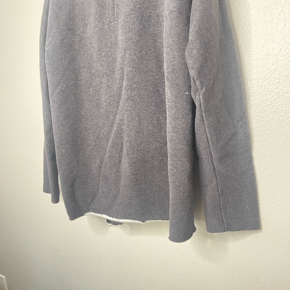 Sanctuary Fleece Soft Gray Button Sweater Size Small - Picture 13 of 14